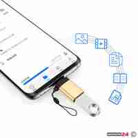 Адаптор за зарядно USB TYPE-C 1076