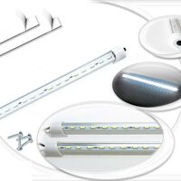 Бяла LED Интериорна Лампа тип тръба, 32см 24 диода - 12V, 1.5W - За Автомобил, Бус, Ван, За Дома или Офиса