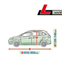 Висококачествено Покривало Kegel за Миниван Mini Van Серия Mobile Garage размер L 410 - 450см х 130 - 140см