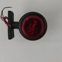1 брой LED ЛЕД страничен габарит рогче 12 -24V оранжево - червено “old school” Неон Ефект с лого FD