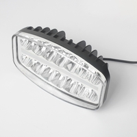 80W LED Лед Фар Халоген С Три Функции Неон ефект Бяло-Жълто/Оранжево Neon 24,5см x 13,9см 4100lm 12V - 24V E-Mark Подходящ За DAF MAN Scania Volvo Iveco и др.