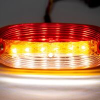 LED Светодиоден Страничен Габарит, Оранжев, Бял, Червен цвят, 125mm x 44mm 24V