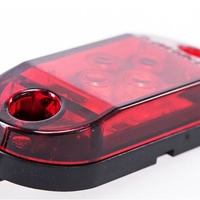 LED Габарит, Бял, Червен, Жълт, Маркер, 4 SMD Диода, 12V - 24V