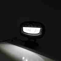 Универсален LED диоден халоген с DRL дневни светлини бяло/жълто и аварийна сигнална блиц оранжева светлина 12-24V 3500 лумена