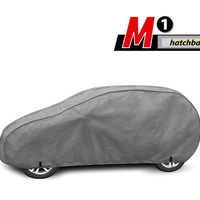Висококачествено Покривало Kegel серия Mobile Garage размер M1 за хечбек 355-380см x 126-136см, сиво