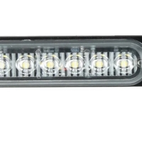 LED Лед Диоден 12-24V Габарит Маркер Токос за камион бус ван каравана платформа кемпер бял 112 x 29mm