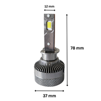 Комплект LED крушки H1 – Smart CSP технология, CANBUS, 70W, 12–24V