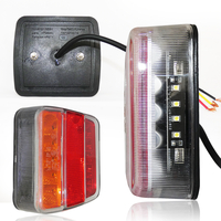 Комплект LED Диодни Стопове 12V 24V Волта бус камион ТИР ремарке