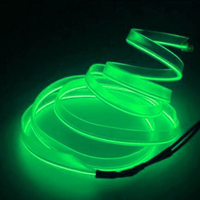 LED ЛЕД Диодна интериорна светеща лента за табло зелена светлина 12V 1м амбиентно осветление