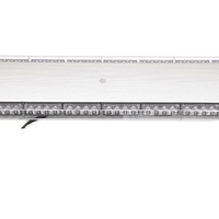 12V 24V Лед Led Диодна Мощна Аварийна Сигнална Лампа Буркан 140 см 10 режина Бяло Стъкло За Пътна Помощ Платформа Снегорин и др.
