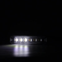 12 LED ЛЕД Комбинирана Жълто-Бяло Аварийна Лампа Блиц Светлина Мигаща За Пътна Помощ Платформа и др. 12-24V
