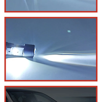 Комплект от 2 броя LED ЛЕД диодни крушки с лупа H4 Х4 12V - 24V 80W 12000LM за фарове Canbus без грешки 6000К-6500К къси/дълги