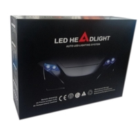 Комплект 3D CSP LED ЛЕД диодни крушки H7 Х7 12V 100W 20000lm за фарове Canbus без грешки 360° градуса