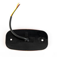 LED Бял Светодиоден Габарит Маткер Токос Неон Ефект, 122mm x 63mm , с Три Функции 12V-24V