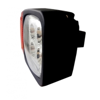 Десен LED Фар с Мигач, Подходящ за Трактор, Комбайн, Багер, Снегорин и др - 4 диода, 12W, 1000lm