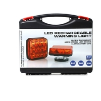 Безжични Wireless Аварийни Сигнални Блиц Светлини Лампи Маяк с Mагнит 12v 24v Лед Led Оранжеви с 12 режима на работа