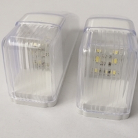ЛЕД LED Светодиоден бял габарит за кабина на камион 12V - 24V за таван 14 х 4 х 6 cm