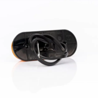 LED ЛЕД Светодиоден Водоустойчив Оранжев Жълт Габарит Маркер Токос Fristom 12 - 24V за камион бус ван пикап ремарке каравана платформа и др. 120mm x 46mm x 18mm