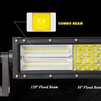 132 См 876W Мощен 7D 7Д Led Bar Лед Диоден Бар Прожектор 12V 24V 4 Редов