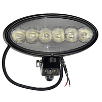 ЛЕД Диоден Халоген LED Фар - 5100lm 170mm 60W PRO - Трактор, Комбайн