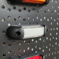 LED габарит, маркер, токос, Бял, Неон ефект, 12V-24V - за ремаркета, платформи, камиони и др.