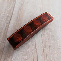 1бр Оранжев преден габарит LED сенник маркер за Скания Scania - 180mm x 40 mm с букса