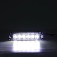 12 LED ЛЕД Комбинирана Жълто-Бяло Аварийна Лампа Блиц Светлина Мигаща За Пътна Помощ Платформа и др. 12-24V