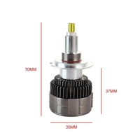 Комплект 3D CSP LED ЛЕД диодни крушки H7 Х7 12V 100W 20000lm за фарове Canbus без грешки 360° градуса