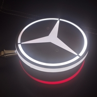 Комплект от 2бр Светодиодни LED Лед Габарити Обеци 24V бяло-червено Mer