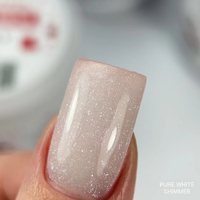 Builder gel fibro strong Pure white shimmer 09 30 ml