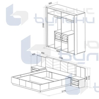 Спален комплект Дубай