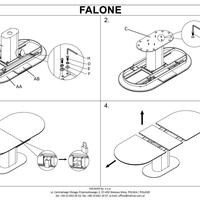 Разтегателна трапезна маса Falone