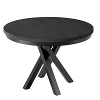 Разтегателна трапезна маса  MM- 12 black