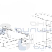 Спален комплект Оскар