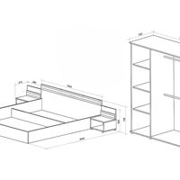 Спален комплект Рока