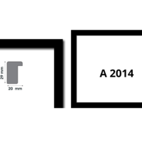 Профили от полистирен серия А с ширина от 20 до 23 мм