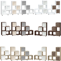 Етажерка Кубо 6 с три врати постформинг