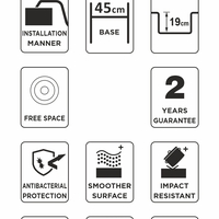Гранитна Мивка BLOOM PLUS 410 SI  41/ 50 см