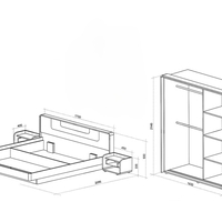 Спален комплект Арес