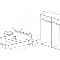 Спален комплект Стило
