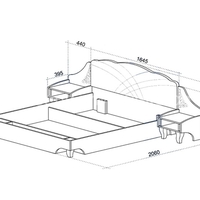 Спалня Белисима/ златни орнаменти