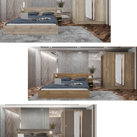 Спален комплект Сити 7074 в пет цветови комбинации