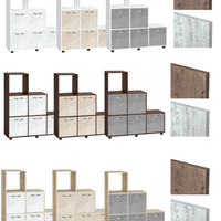 Етажерка Кубо 6 с пет врати постформинг