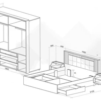 Спален комплект Кинг