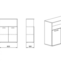 Етажерка Модул 61