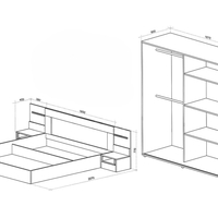 Спален комплект Адел