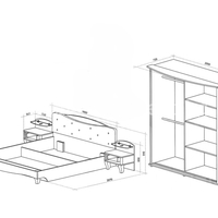 Спален комплект Ориент