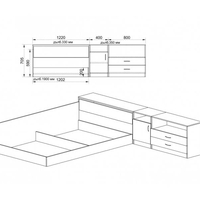 Спален комплект Сити 7087