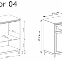 Шкаф за обувки  W-20