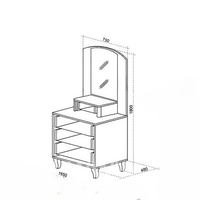 Скрин с огледало Ориент